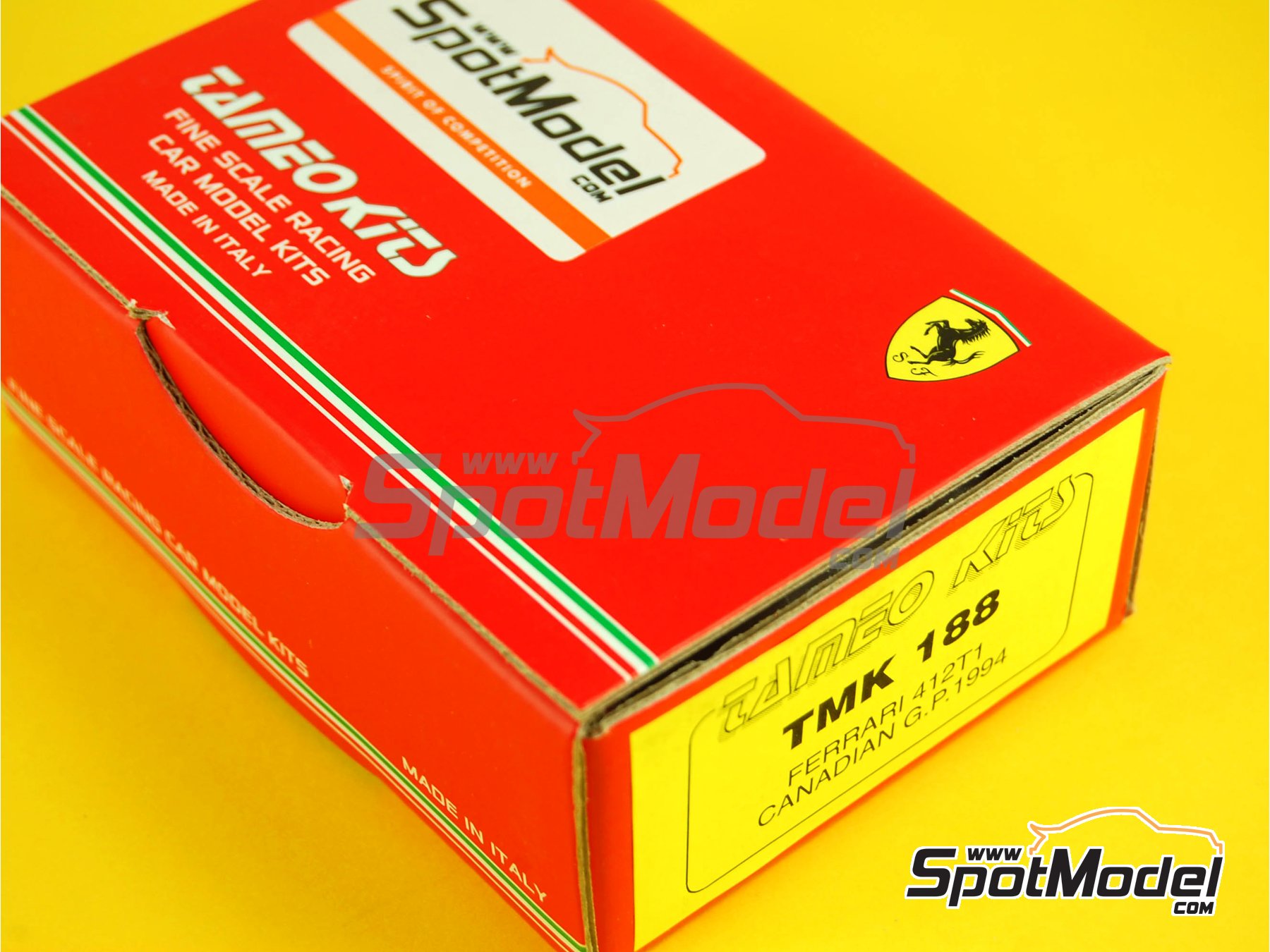 Ferrari 412T1 Scuderia Ferrari Team sponsored by Marlboro - Canadian  Formula 1 Grand Prix 1994. Car scale model kit in 1/43 scale manufactured  by Tame